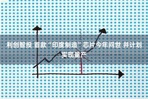 利创智投 首款“印度制造”芯片今年问世 并计划实现量产