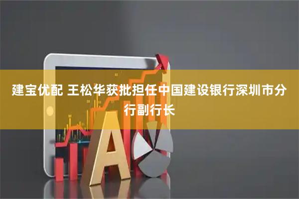 建宝优配 王松华获批担任中国建设银行深圳市分行副行长